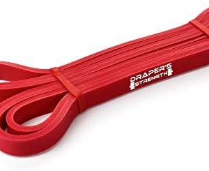 Draper's Strength Heavy Duty Resistance Stretch Loop Bands for Powerlifting Workout Exercise and Assisted Pull Ups
