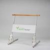 Booty Kicker – Home Fitness Exercise Barre, Folds Flat, Portable, Storable, Strong Angular Design for Pushing, Pulling, Balance & Ballet Exercises, Perfect for Barre Workouts - Image 2