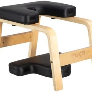 Yes4All Yoga Headstand Bench, Yoga Inversion Chair for Core Strengthening- Black