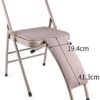 Folding Yoga Stool, Yoga Chair with Lumbar Support, Gym Inverted Chair - Relieve Fatigue and Strengthen The Body, Iron Tube + Rebound Sponge Pad,B-45.5 * 47 * 80CM - Image 2