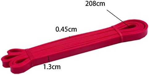 NIKOLay Resistance Stretch Loop Bands Home Pull Up Assistance Bands for Strength Training Powerlifting Body Stretching,Red - Image 2