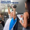Whole Armour Fitness / Hardcover Workout Journal / Fitness Log for Men & Women Black A5 - Image 3