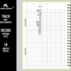 Fitness Logbook for Women & Men - A5 Undated Workout Journal, Planner Log Book to Track Weight Loss, Muscle Gain, Gym Exercise, Bodybuilding Progress - Thick Paper, Poly Cover, Sturdy Binding - Image 4