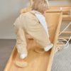 Avenlur Walnut 9-in-1 Swedish Ladder Wall Gym Set, Rock Climbing, Trapeze, Pullup Bars, Swing, Rope Climb, Net Climber, Convertible Slide Indoor Montessori Waldorf Playground Gymnastics Kids, Teens - Image 4