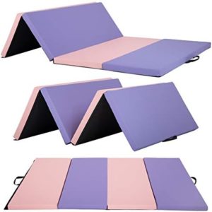 Gymnastics Mats Tumbling Mats For Gymnastics 6x4x2 Exercise Mat 6 FT Gymnastics Mats For Home Exercise Pad 4 Folding Lightweight Home Gymnastics Panel Mat For Home Gym Mat Yoga Mat