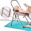 Folding Yoga Stool, Yoga Chair with Lumbar Support, Gym Inverted Chair - Relieve Fatigue and Strengthen The Body, Iron Tube,A-45.5 * 47 * 80CM - Image 3