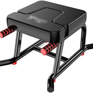 Inversion Equipment Yoga Headstand Bench Stand, Yoga Inversion Chair for Family Gym, Non-Slip Fitness Ideal Chair, Load Bearing 250KG (Color : Black, Size : 506035cm)
