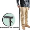 Beston Footcare Folding Cane - Foldable Walking Cane for Men, Women - Fold-up, Collapsible, Lightweight, Adjustable, Portable Hand Walking Stick - Balancing Mobility Aid - Sleek, Comfortable T Handles - Image 4