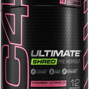 Cellucor C4 Ultimate Shred Pre Workout, Strawberry Watermelon, 12 Servings