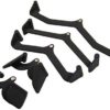 BalanceFrom Multi-Function Adjustable Power Cage with J-Hooks, Safety Straps and Optional LAT Pulldown Attachment and Cable Crossover - Image 2