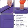 Gymnastics Mat Cheese Mat for Kid Adult, 48"X24"X14" Folding Tumbling Mats for Home Gym, Incline Gymnastics Wedge Mat with Non-Slip PVC Surface & Handle - Image 4