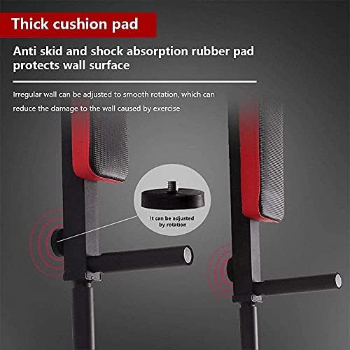 PLKO Wall Mount Pull Up Bar Wall Mounted Body Press Pull Up Bar Gym Chin-Up for Upper Body Workout - Image 9