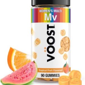 Voost, Women's Multivitamin Gummies, Supplement with Vitamin A, B, C, D & Folic Acid to Support Women's Daily Health*, Women's Chewable Vitamin, Tropical Fruit Flavored, 30 Day Supply - 90 Count