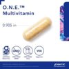 Pure Encapsulations O.N.E. Multivitamin - Once Daily Multivitamin with Antioxidant Complex Metafolin, CoQ10, and Lutein to Support Vision, Cognitive Function, and Cellular Health* - 120 Capsules - Image 4