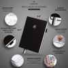 Clever Fox Wellness Planner - Weekly & Daily Health and Wellness Log, Food Journal & Meal Planner Diary for Calorie Counting, Notebook for Medical Condition Tracking, A5-Sized - Black - Image 2