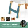 Yoga Headstand Bench, Yoga Inversion Chair, Upside Down Chair, Headstand Trainer for Relieve Stress, Improve Sleep & Digestion and Strength Training, Ideal for Home Workout, Fitness and Gym(White) - Image 6