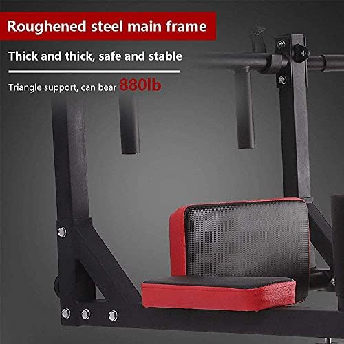 PLKO Wall Mount Pull Up Bar Wall Mounted Body Press Pull Up Bar Gym Chin-Up for Upper Body Workout - Image 7