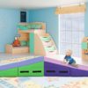 Gymnastics Mat Cheese Mat for Kid Adult, 48"X24"X14" Folding Tumbling Mats for Home Gym, Incline Gymnastics Wedge Mat with Non-Slip PVC Surface & Handle - Image 6