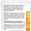 Dr. Berg D3 K2 Vitamin 5000 IU w/MCT Oil - Includes 50 mcg MK7 Vitamin K2, Purified Bile Salts, Zinc & Magnesium for Ultimate Absorption - Supplement - 60 Capsules - Image 3