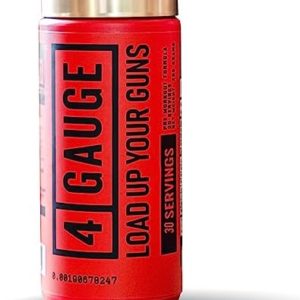 4 Gauge Explosive Preworkout Without The Crash Or Jitters - 30 Servings - Frozen Lemonade - All Natural - No Artificial Flavors, Colors, or Sweeteners - No Sucralose