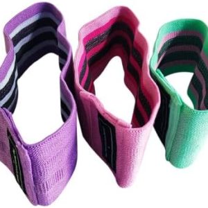 Elastic squat resistance band, hip lifting fitness tension band, yoga stretching training band