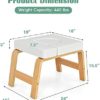 Yoga Headstand Bench, Yoga Inversion Chair, Upside Down Chair, Headstand Trainer for Relieve Stress, Improve Sleep & Digestion and Strength Training, Ideal for Home Workout, Fitness and Gym(White) - Image 7