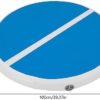 Airtrack Mat, Diameter Inflatable Tumbling Mat Air Barrel, Air Tumbling Track Training Mat with Pump, Inflatable Gymnastics Mat, Gym Mat Sports Mat Diameter 100CM 10CM Height Blue - Image 2