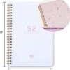 Undated Weekly Planner- Weekly Goals Notebook, A5 To Do List Planner, Habit Tracker Journal with Spiral Binding, Tracker and Goal Planner, 5.7 x 8.0 inches - Image 5