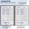 Whole Armour Fitness / Hardcover Workout Journal / Fitness Log for Men & Women Black A5 - Image 5