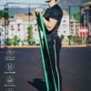 CANWAY Pull Up Assistance Bands, Resistance Bands Set Workout Stretch Fitness Bands, Heavy Duty Exercise Bands for Body Working Out,Powerlifting,Training, Set of 4, with Instruction Guide,Carrying Bag - Image 2