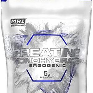 MRI Performance Creatine Monohydrate Powder 5g,100% Pure Micronized Creatine Supplement, Muscle Growth & Recovery, Build Muscle, Increase Strength, Performance, Endurance, 300g, 60 Serv, Unflavored