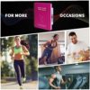 𝟐𝟎𝟐𝟑 𝐍𝐞𝐰 Hardcover Fitness Journal Workout Journal For Women, Xummero 12 Month Calendar A5 Workout Log Book Workout Planner Gym Journal 53 Weeks Shape Graph Health Tracker (Pink) - Image 2