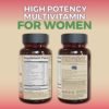 Organic Women Multivitamin with Iron and Probiotics (90 Tablets) – Multivitamin for Women with Vitamins B12, C, D and E – Daily Vitamins for Women - Organic Multi Vitamin Supplement for Women - Image 9
