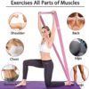 Daifferchoi Long Resistance Bands Fabric Exercise Bands for Full Body Workout & Weight Training, Fitness Loop Stretch Body Bands for Home Gym, Pull Up Assistance Workout Bands for Men Women Set of 3 - Image 3