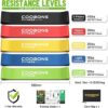 Resistance Bands for Working Out, Women & Men Exercise Bands Set, with Carry Bag, Instruction Guide, for Whole-Body Fitness, Booty, Leg, Arm, Stretching, Physical Therapy, Strength Training - Set of 5 - Image 2