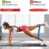 Resistance Bands for Working Out, Women & Men Exercise Bands Set, with Carry Bag, Instruction Guide, for Whole-Body Fitness, Booty, Leg, Arm, Stretching, Physical Therapy, Strength Training - Set of 5 - Image 6