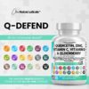 Quercetin 1000mg Zinc 50mg Vitamin C 1000mg Vitamin D 5000 IU Bromelain Elderberry - Lung Immune Defense Support Supplement Adults with Artemisinin, Sea Moss, Echinacea, Garlic Immunity Allergy Relief - Image 8