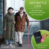 CaneCraft Folding Walking Cane for Women and Men - Collapsible Walking Stick for Travel That is Height Adjustable and Lightweight with a Soft Gel Comfort Grip - Image 6