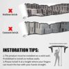 BESTHLS Wall Mounted Pull Up Bar and Dip Station, Heavy Duty Wall Mount Pull-up Chin Up Bar Multifunctional Home Gym Workout Indoor Exercise Equipment Support to 440 Lbs - Image 6
