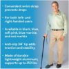 Carex Soft Grip Walking Cane - Height Adjustable Cane With Wrist Strap - Latex Free Soft Cushion Handle, Metallic Blue - Image 5