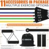 Resistance Bands for Working Out Exercise Bands Resistance Bands Set Fitness Bands Stretch Bands for Exercise Band Workout Bands Resistance Band Door Anchors Work Out Bands Elastic Bands for Exercise - Image 6