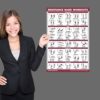 QuickFit Resistance Bands Workout Exercise Poster - Double Sided (Laminated, 18" x 27") - Image 5
