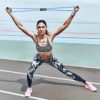 RENRANRING Figure 8 Fitness Resistance Bands with Handles - Exercise Tube Band Set of 3 for Arm and Shoulder Stretch - Image 6