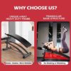 Finer Form Gym-Quality Sit Up Bench with Reverse Crunch Handle - Solid Ab Workout Equipment for Your Home Gym. More Effective than an Ab Machine or Ab Roller. Get a Great Abdominal Workout at Home - Image 2