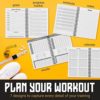 Fitness Journal, weight Loss Journey Pound Coin, Workout Journal, Weight Loss Journal, Fitness Planner, Workout Log Book, Workout Log, Workout Planner, Workout Book, Workout Journal For Women. - Image 6