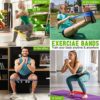 Resistance Bands for Working Out, Women & Men Exercise Bands Set, with Carry Bag, Instruction Guide, for Whole-Body Fitness, Booty, Leg, Arm, Stretching, Physical Therapy, Strength Training - Set of 5 - Image 7