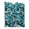 Baby Sharks Gummy Candy, Blue Raspberry Marshmallow Flavor, 1 Pound Bag - Image 2