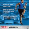 SPRI Xercuff Leg Resistance Band Exercise Cord with Non-Slip Padded Ankle Cuffs (All Bands Sold Separately) Portable for the Gym or At Home Workout Equipment - Image 2