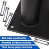 Yes4All Barbell Holder Vertical Storage Rack, Home Gym Organizer, Barbell Storage Rack Fit 2-inch Olympic Bars, Curl Bars, Triceps Bars, Dumbbell Handles - Image 4