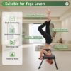 Yoga Headstand Bench,Headstand Trainer with Antiskid Felt, Foldable Yoga Inversion Chair for Strength and Balance Training, Black - Image 4